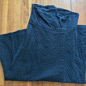 Strapless black dress